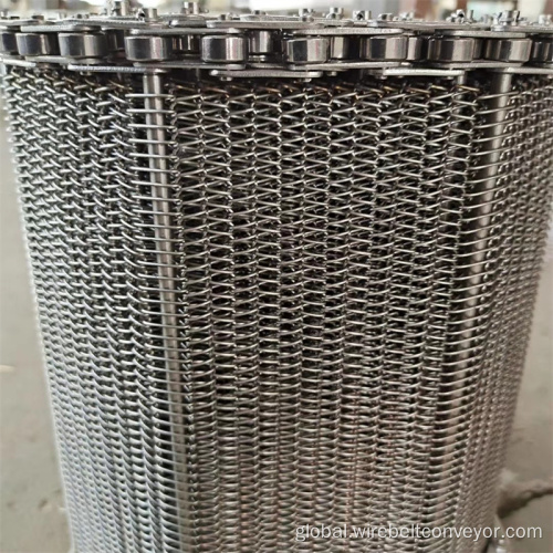 Metal Chain Conveyor Belt Metal Mesh Chain Conveyor Belt For Roasting Food Supplier